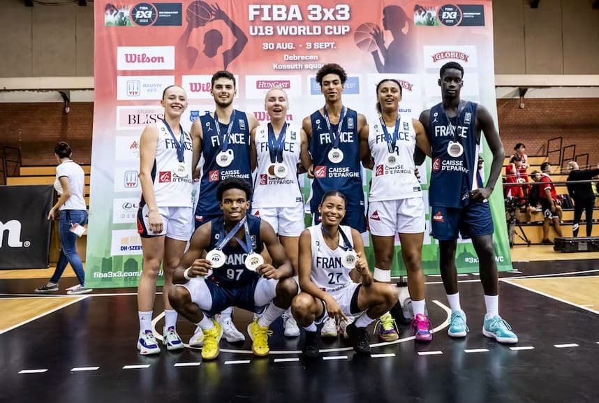 Mondial U18 3×3 : la France vice-championne chez les garçons et les filles