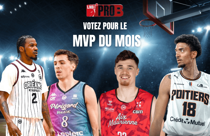 Robineau, Jeanne, Quinn et Moore ; Qui est le MVP de Pro B en novembre 2024 ?