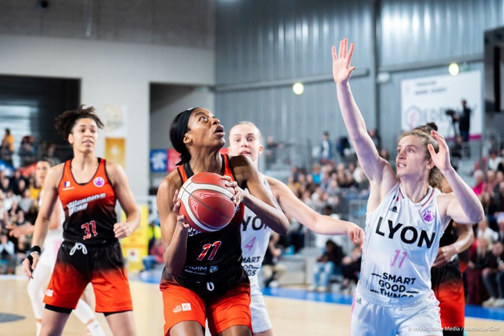 Villeneuve d’Ascq et l’ASVEL Féminin à 40 minutes d’une finale européenne
