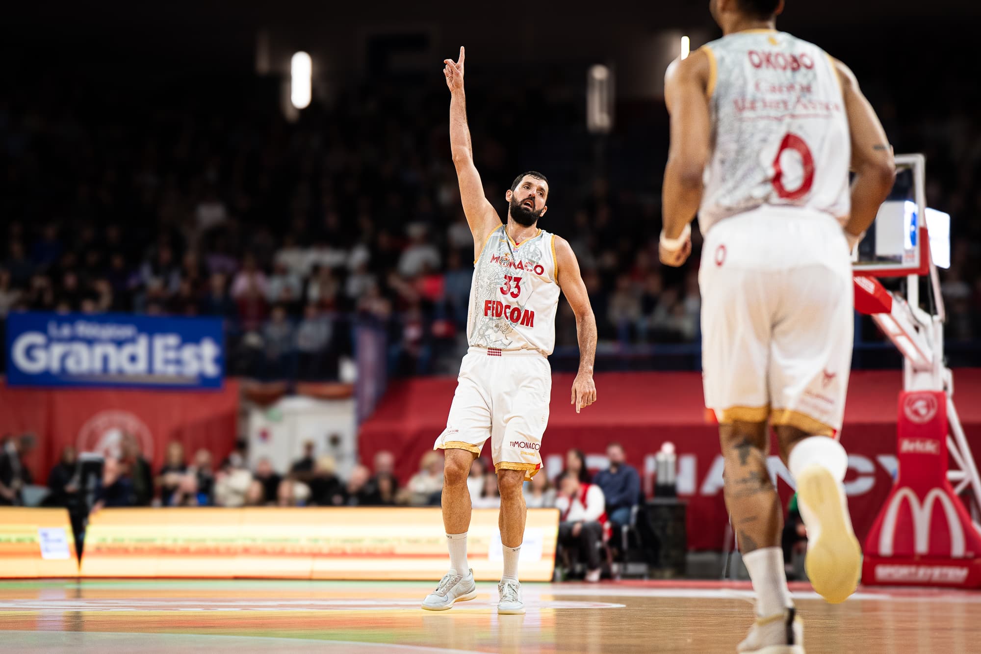 Toujours invaincue à l’extérieur, l’AS Monaco d’un Nikola Mirotic record s’impose à Nancy !