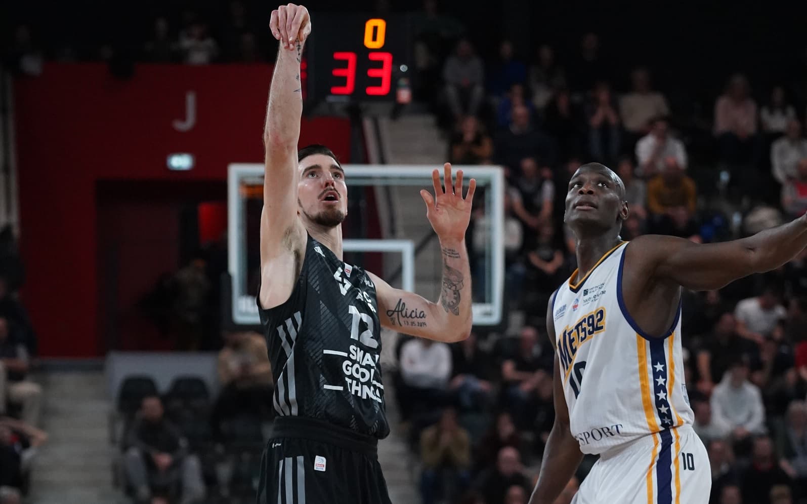 Poussive, l’ASVEL vient à bout des Metropolitans 92