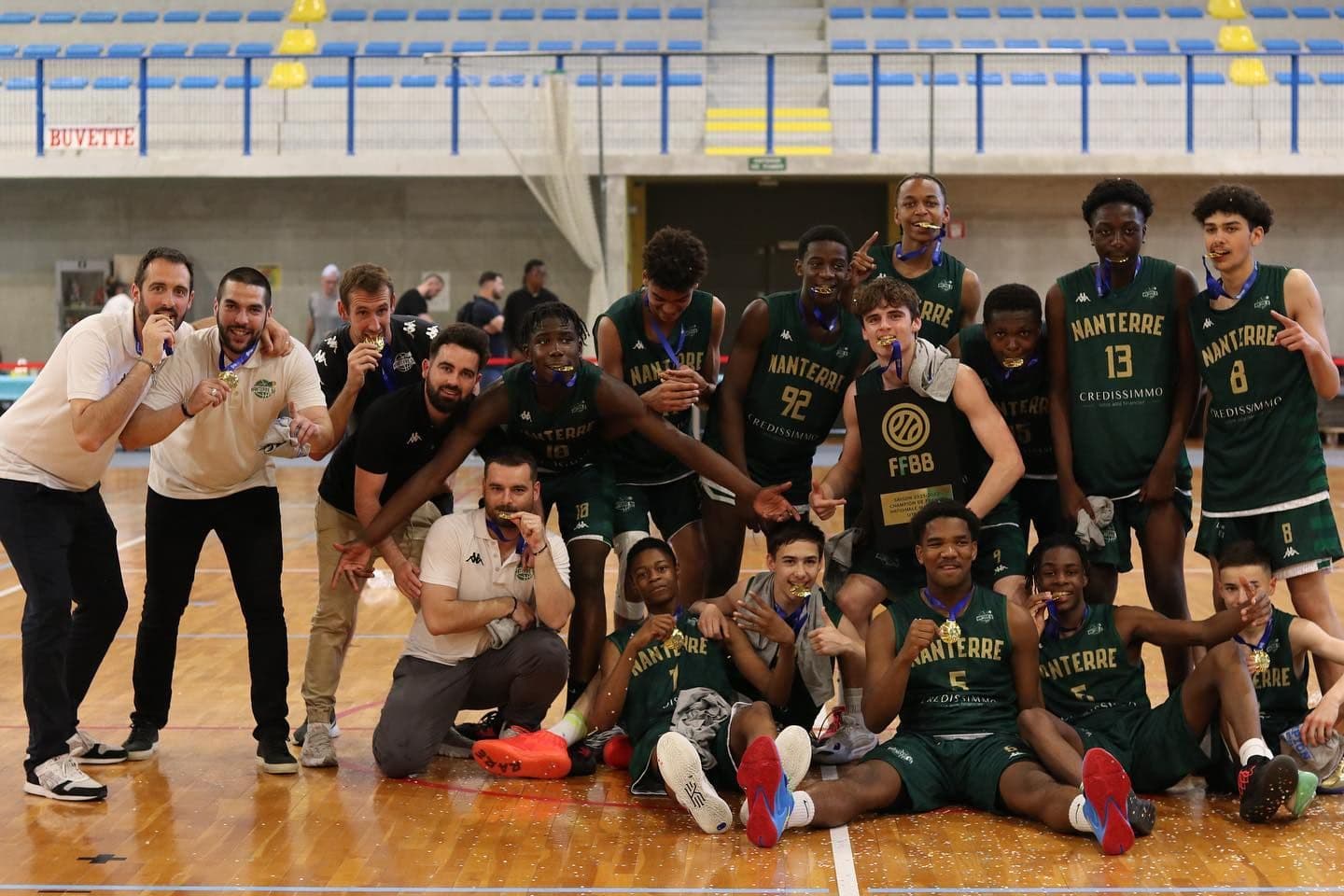 Nanterre déborde l’ASVEL dans le final pour être sacré champion de France U15