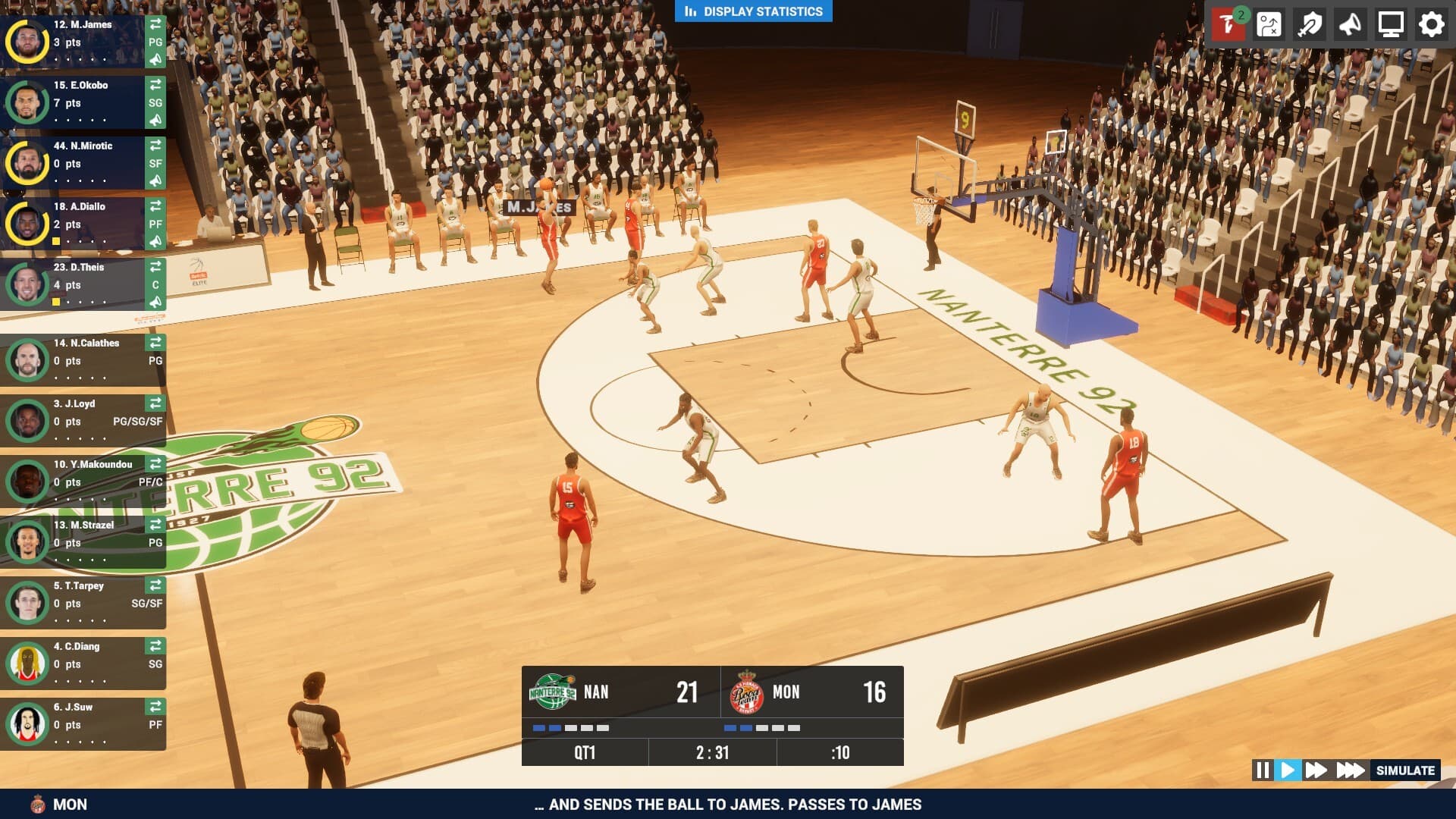 Soldes sur Pro Basketball Manager 2026 : le jeu est à -25 %, le moment idéal pour se lancer