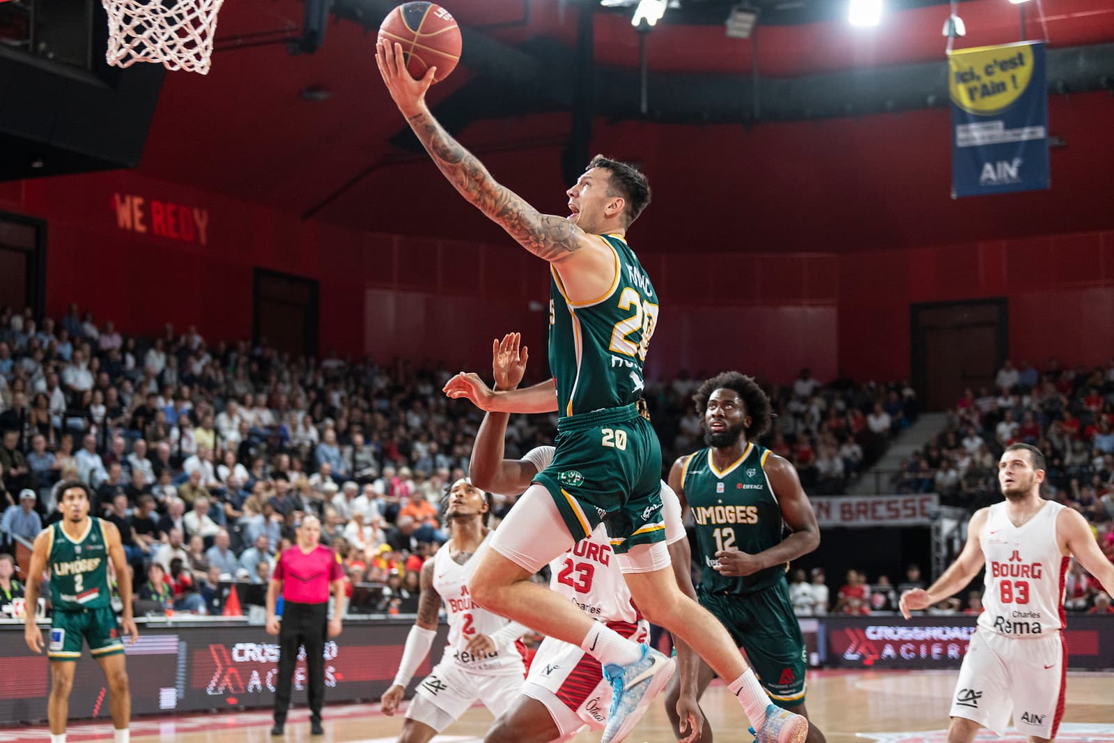 Limoges toujours sans Nemanja Nenadic