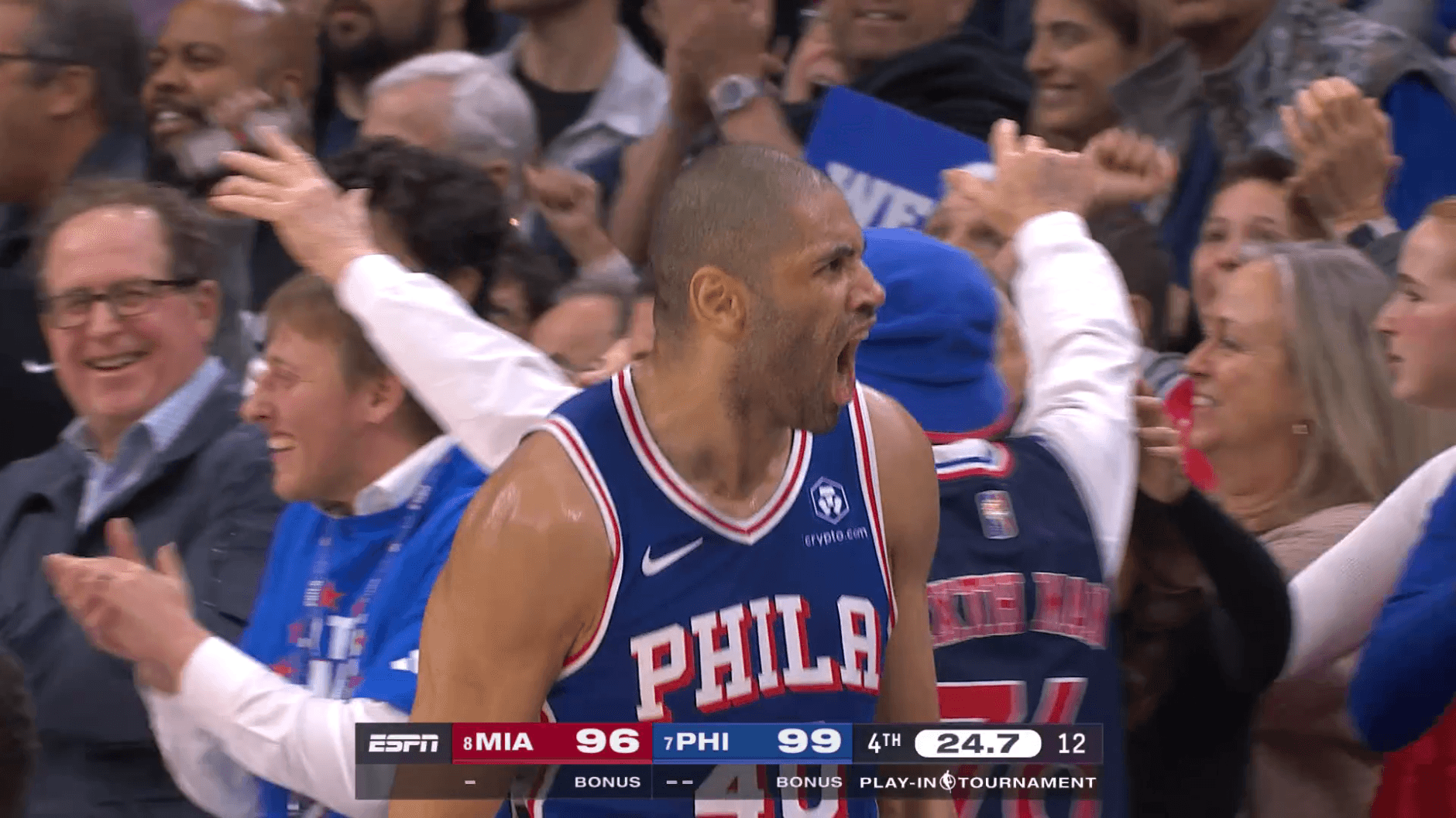 Nicolas Batum envoie les Sixers en playoffs