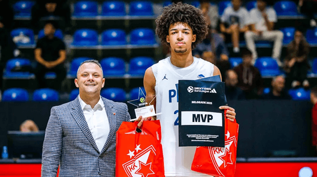 Noa Kouakou-Heugue MVP du plateau de Belgrade de l’ANGT, Hugo Yimga-Moukouri et Aaron Towo-Nansi dans le cinq idéal