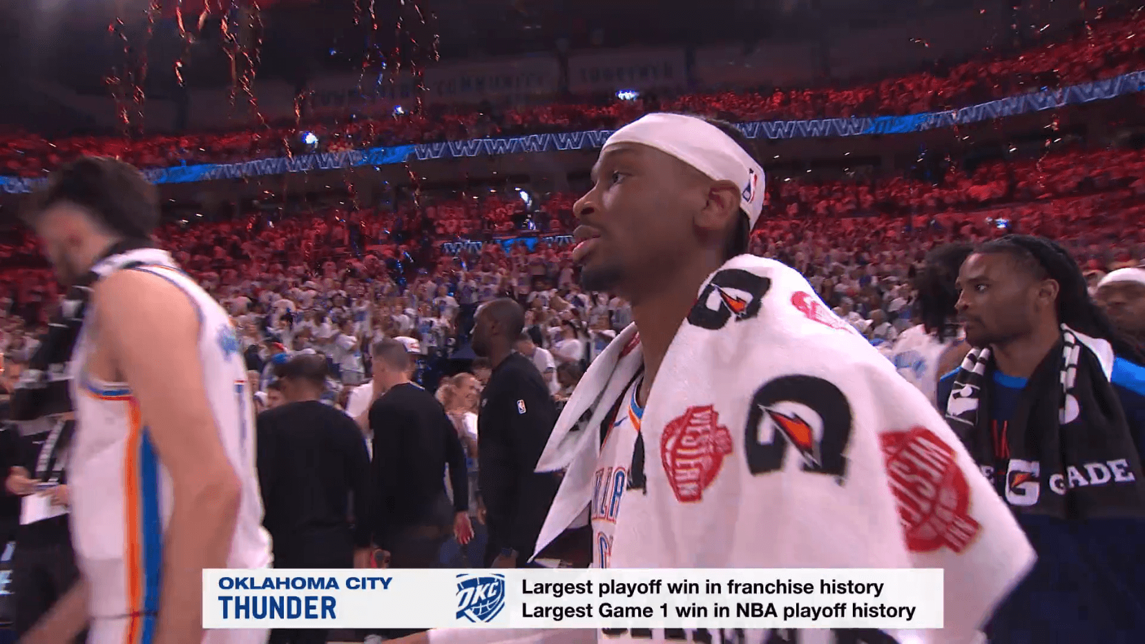 Privé de Game 1, Ousmane Dieng a vu OKC écraser Memphis en ouverture des playoffs