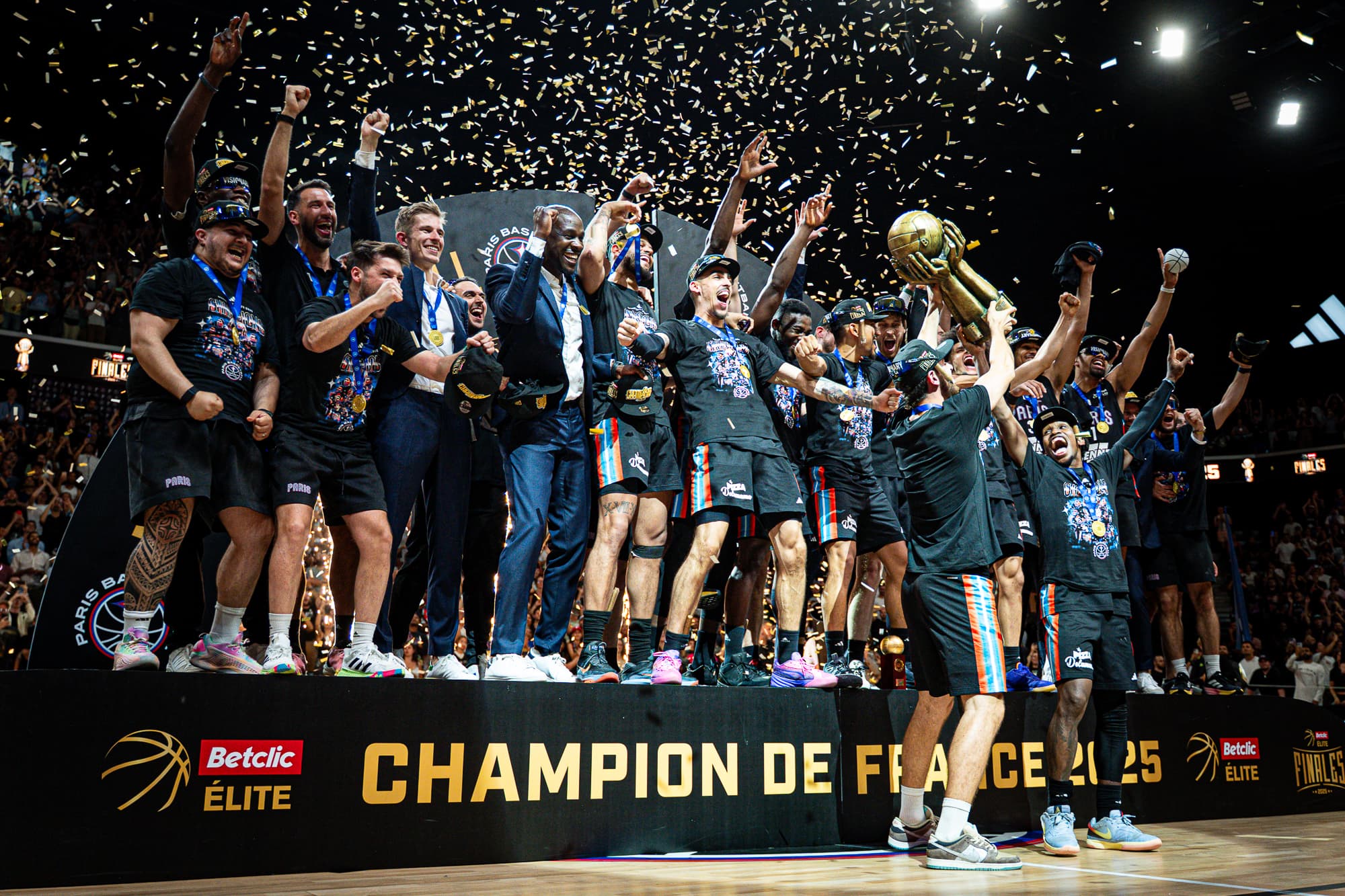 Le Paris Basketball sacré champion de France pour la première fois : la remontada de l’AS Monaco annihilée !