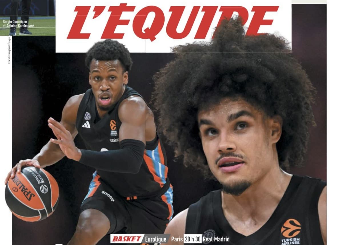 Le Paris Basketball encore en Une de L’Équipe