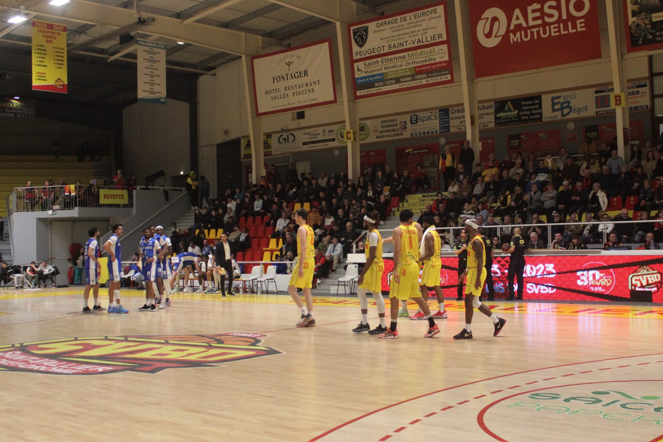 Une 1000e amère pour Saint-Vallier, seul dernier de Pro B, mais « il y a des motifs d’espoir »