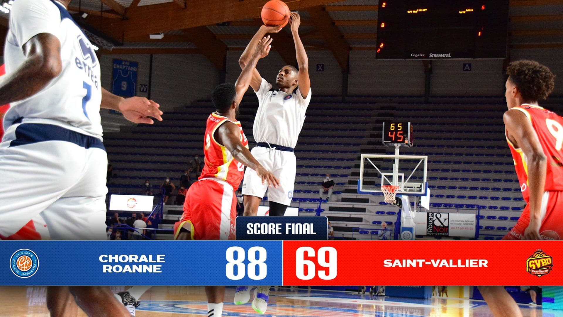 Roanne retrouve la victoire, contre Saint-Vallier