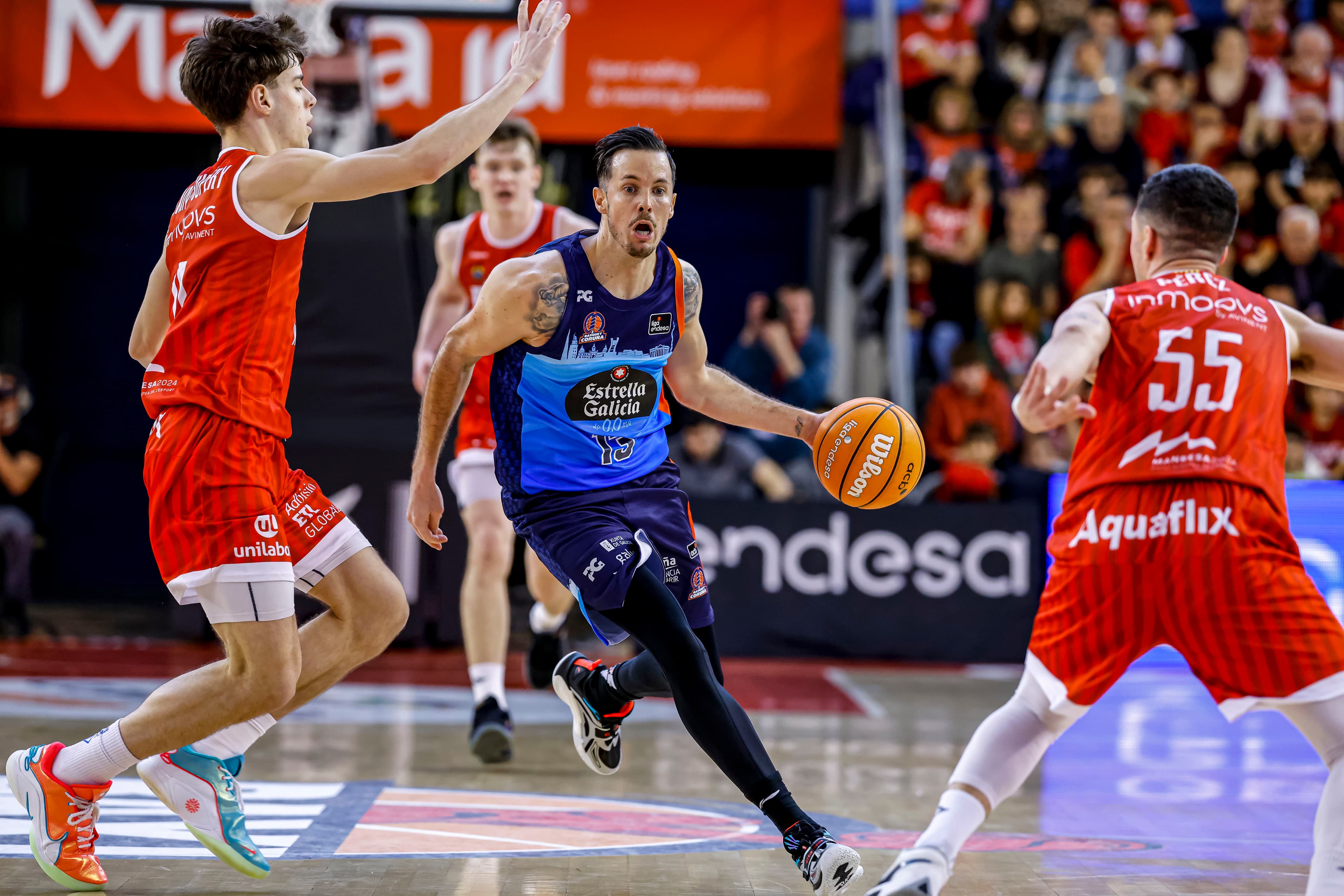 Thomas Heurtel meilleur marqueur de La Corogne dans une défaite contre Manresa