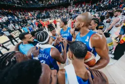 Rudy Gobert et l'équipe de France reviennent de Belgique avec la victoire