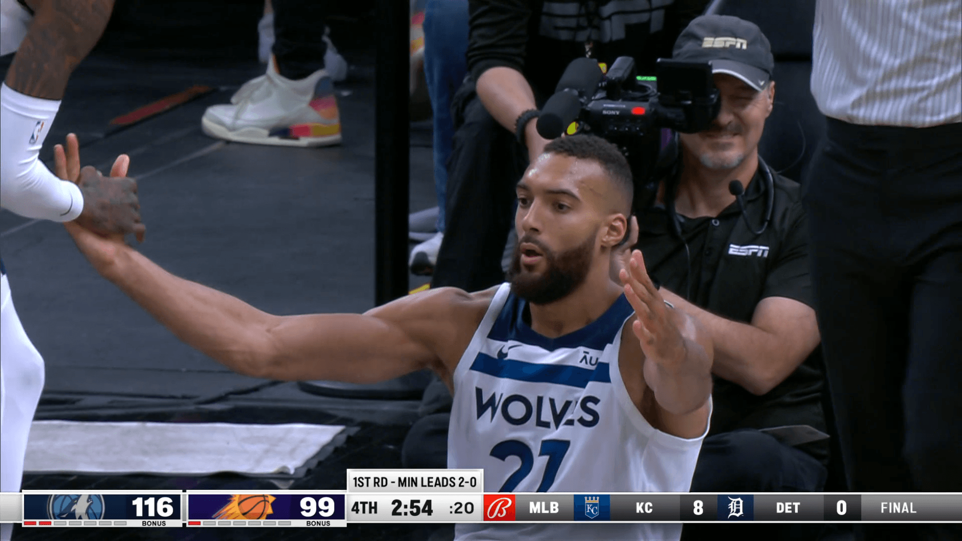 Rudy Gobert brille en playoffs et Minnesota prend le large face à Phoenix