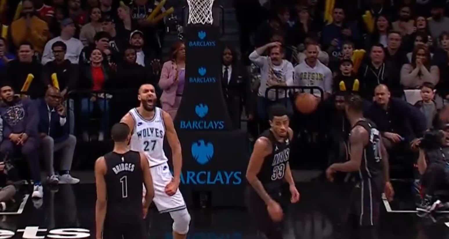 Rudy Gobert marque le panier décisif pour Minnesota, Batum et Coulibaly battus