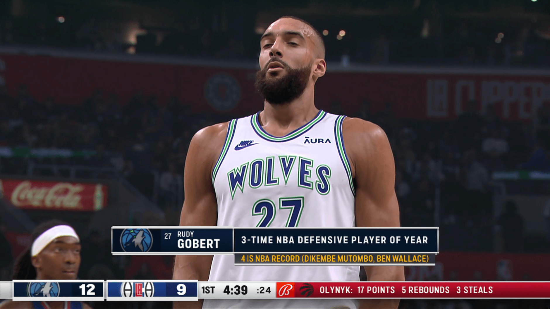 Gobert essentiel lors du choc gagné par Minnesota chez les Clippers