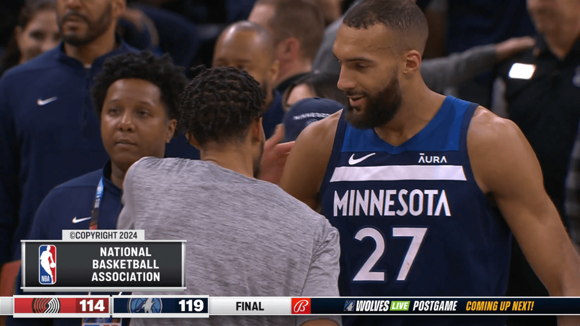 Gobert écrase les Blazers de Rupert (13 points), Coulibaly de retour