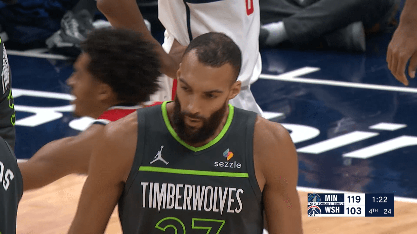 Rudy Gobert et les Timberwolves domptent les Wizards de Sarr et Coulibaly
