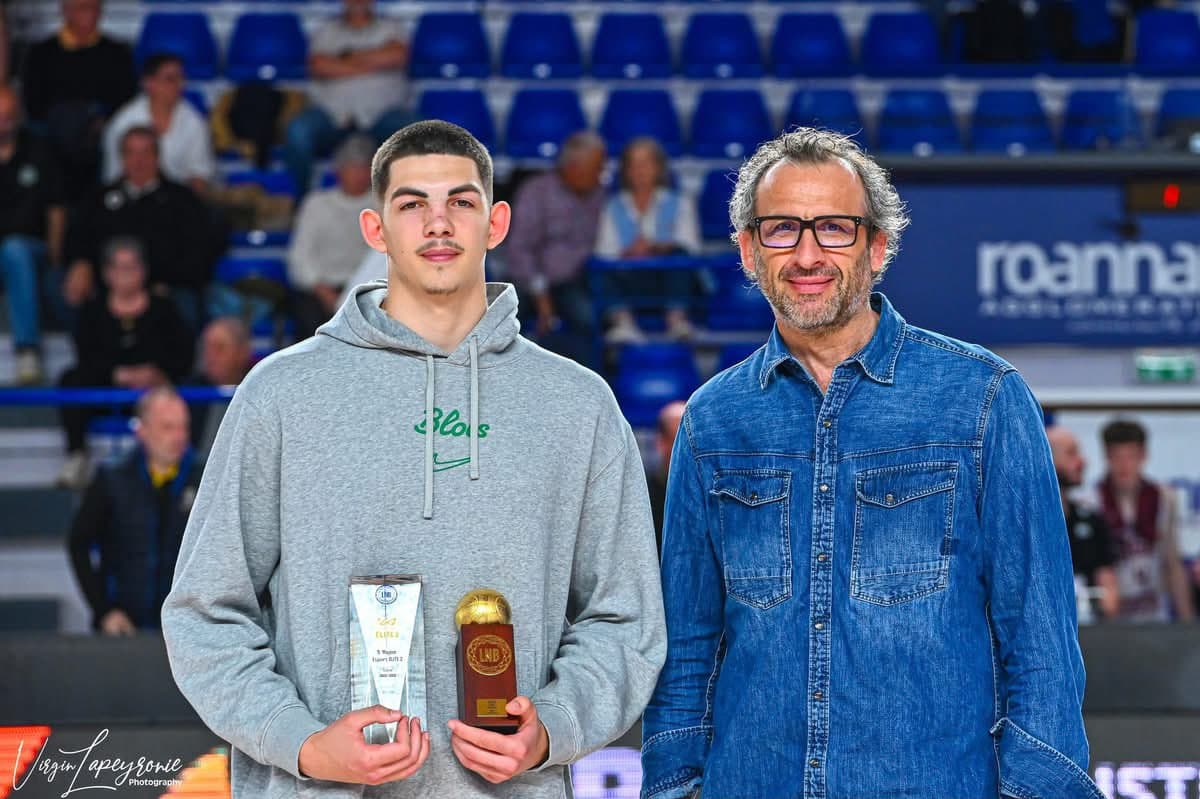 Sacha Defoundoux élu MVP d’Espoirs ÉLITE 2, le cinq majeur dévoilé