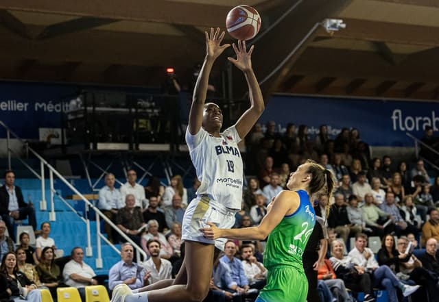 41 points en cumulé pour Sarah Cissé (18 ans) et Nell Angloma (19 ans) lors du large succès de Lattes-Montpellier face à Sassari
