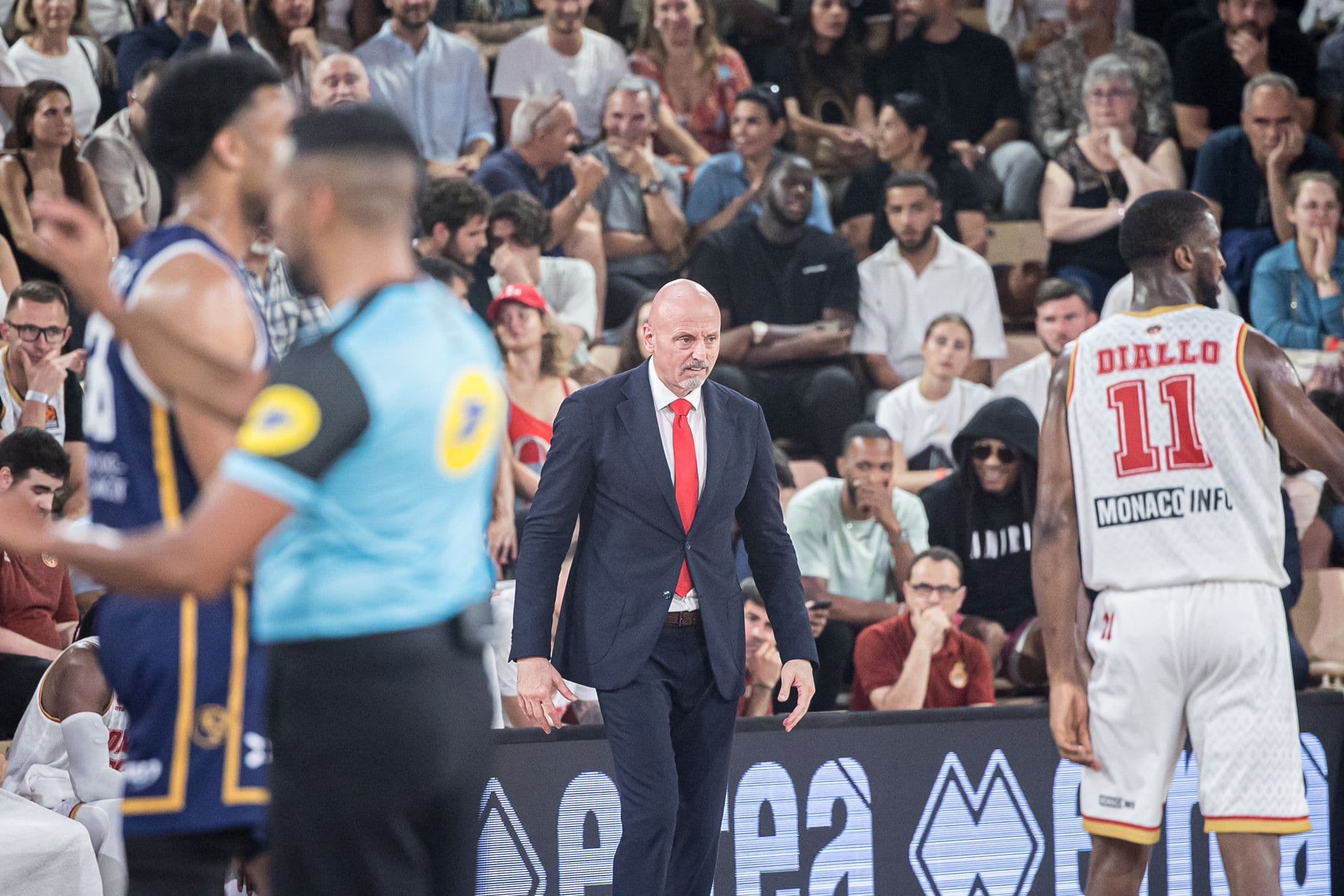 Sasa Obradovic qualifie l’attitude de Monaco en première période « d’inacceptable »