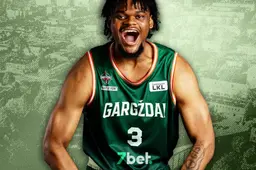 Daryl Doualla pose pour son club lituanien, lors du media day