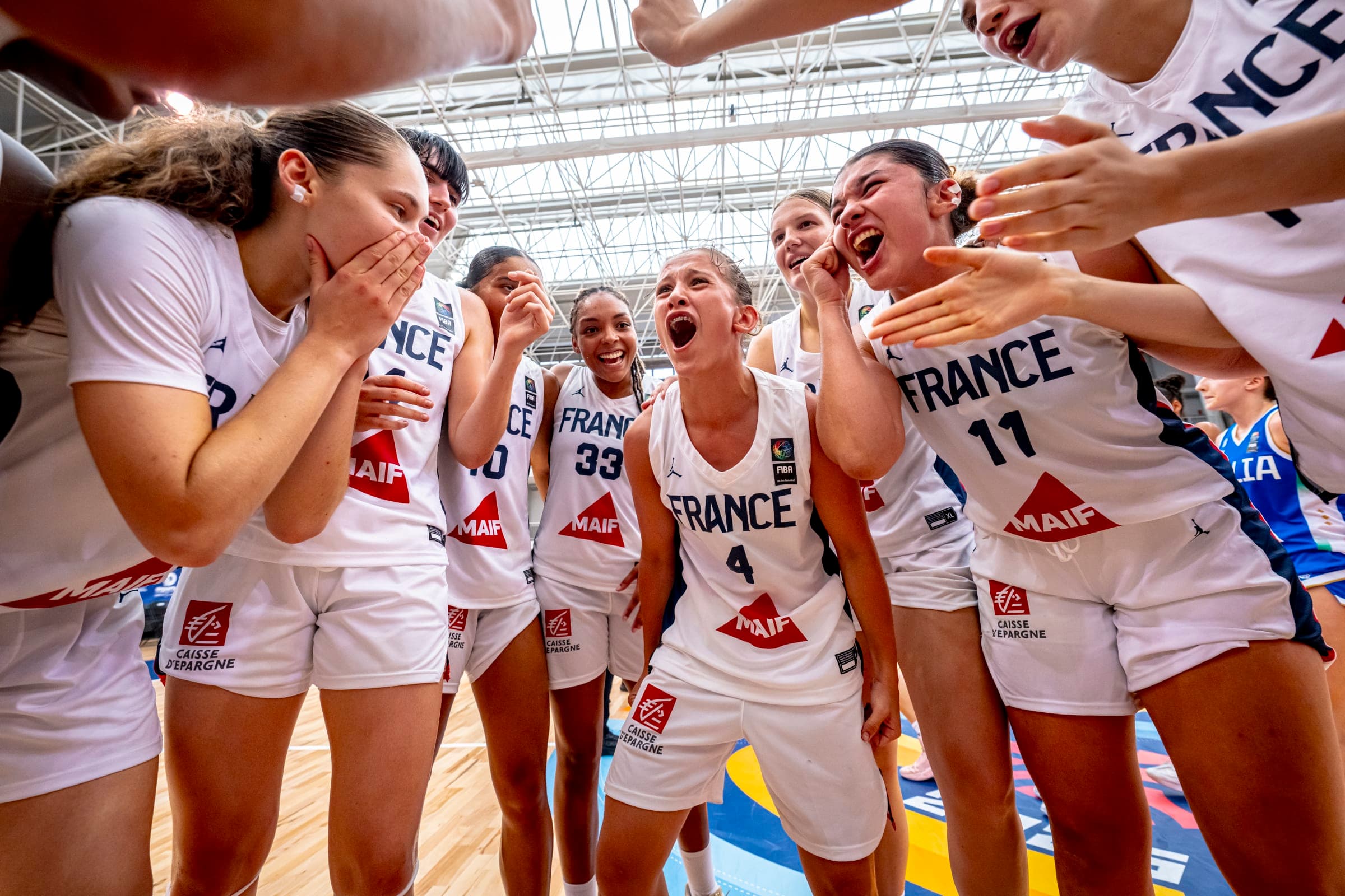 L’équipe de France U18 sort un nouveau match à moins de 40 points encaissés et fonce en demi-finale