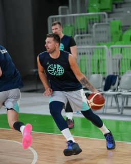 Luka Doncic de retour à l'entraînement avec la Slovénie