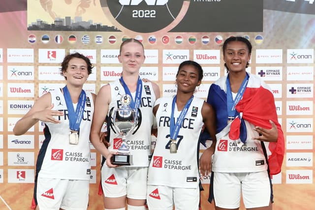 Euro U17 3×3 : les féminines championnes, les masculins en bronze