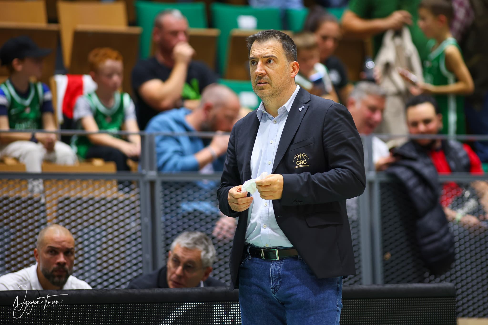 Pour Stéphane Eberlin, « il y a urgence » au Caen BC avant la réception de Denain