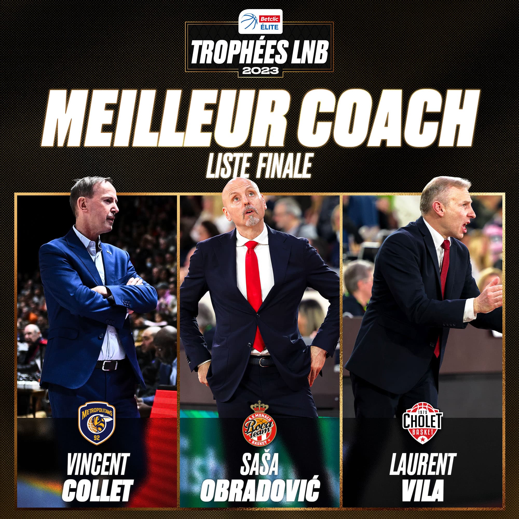 Qui sera le coach de la saison 2022-2023 de Betclic ELITE ?
