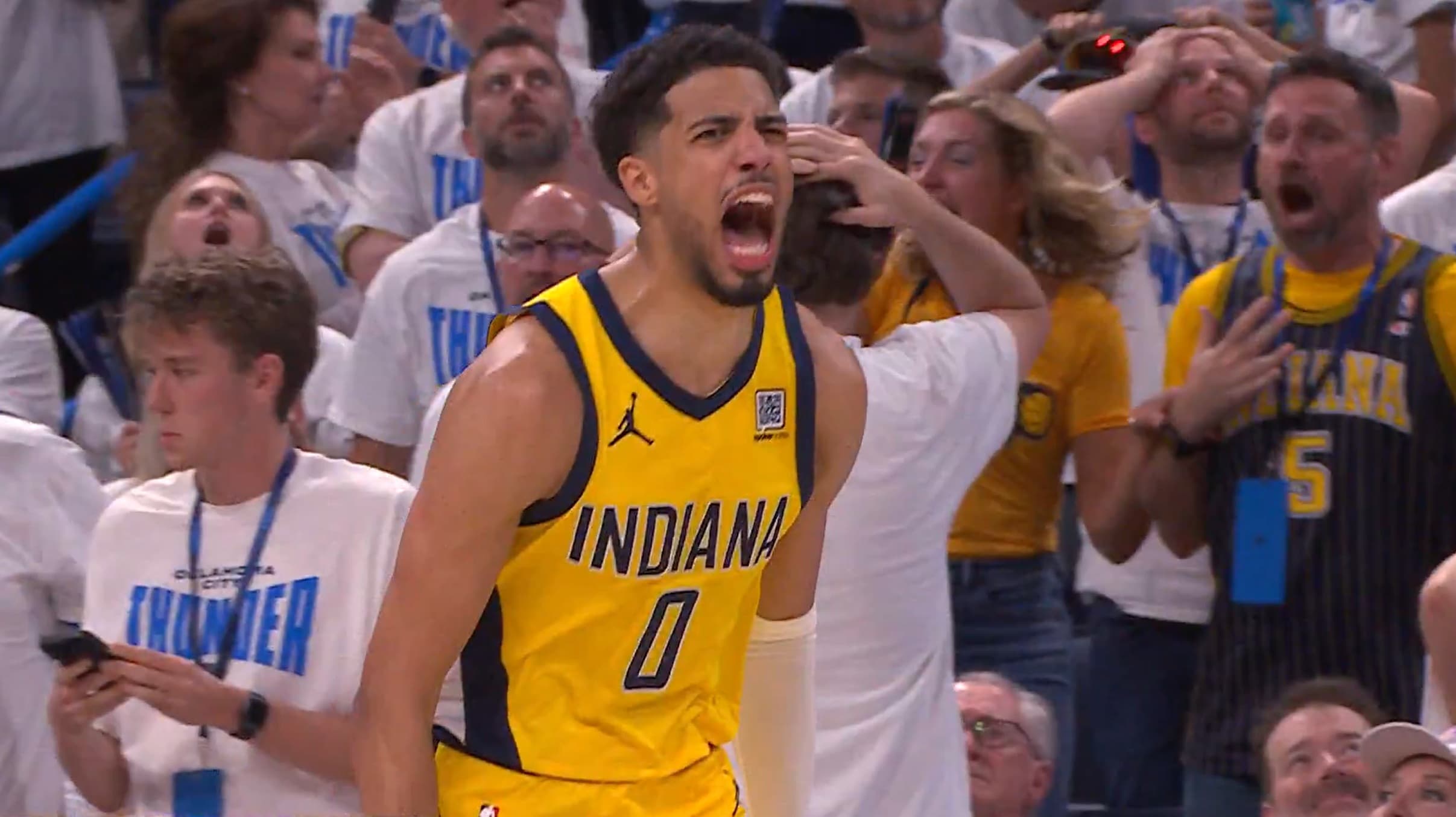 Tyrese Haliburton crucifie OKC juste avant le buzzer, Indiana s’empare du match 1 des Finales NBA