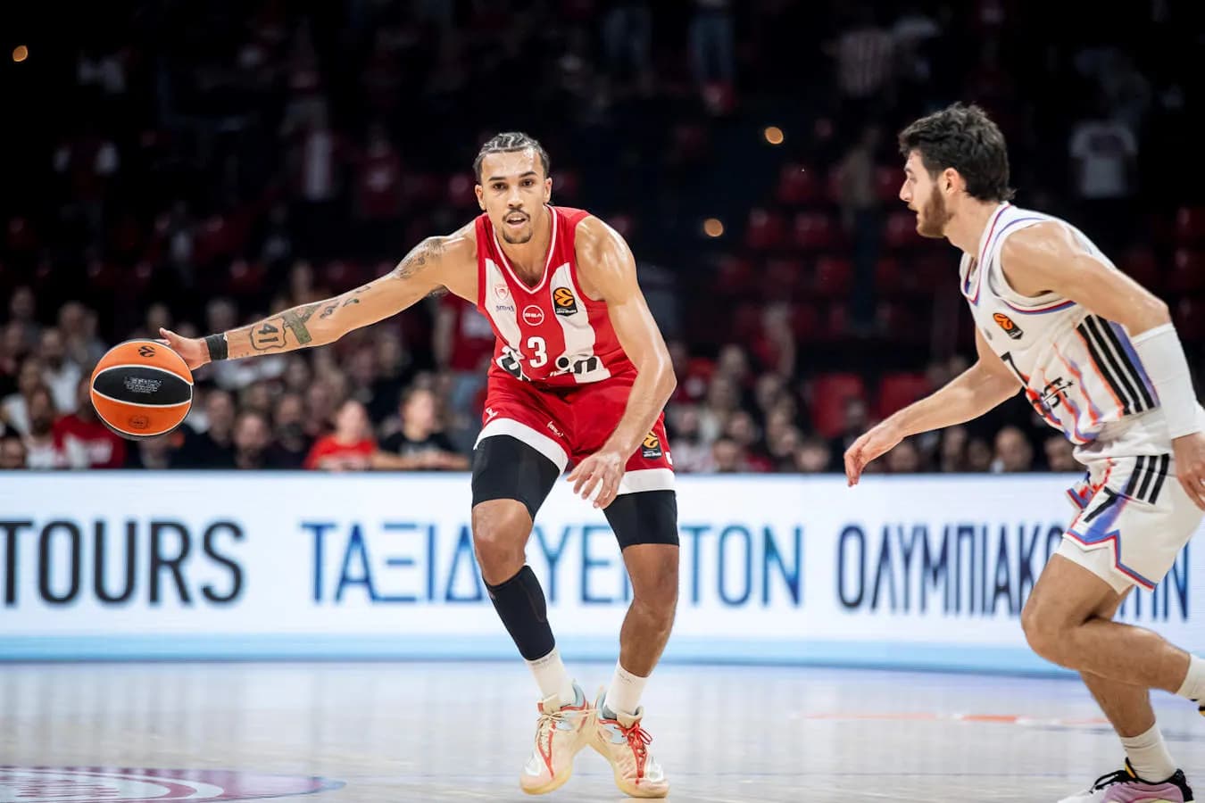 Tyson Ward blessé, l’Olympiakos privé de l’ancien ailier du Paris Basketball