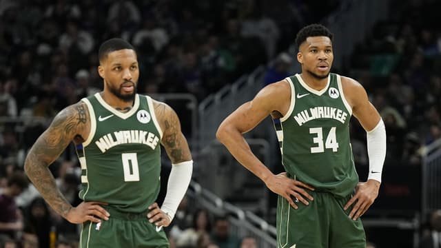 Le coup de pression de Damian Lillard sur Giannis Antetokounmpo