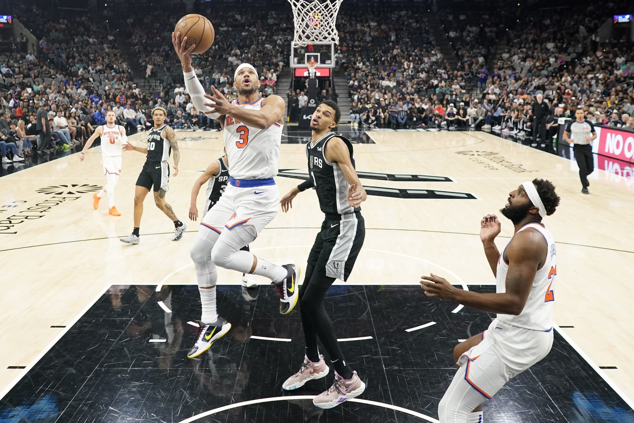« Ça veut dire que je suis un bon joueur » : Josh Hart s’amuse d’un possible matchup face à Victor Wembanyama