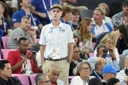 Adam Silver à Paris lors des Jeux olympiques 2024