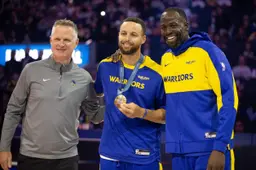 Steve Kerr a remporté 4 titres avec Stephen Curry et Draymond Green.
