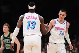 Bam Adebayo et Tyler Herro sont fâchés