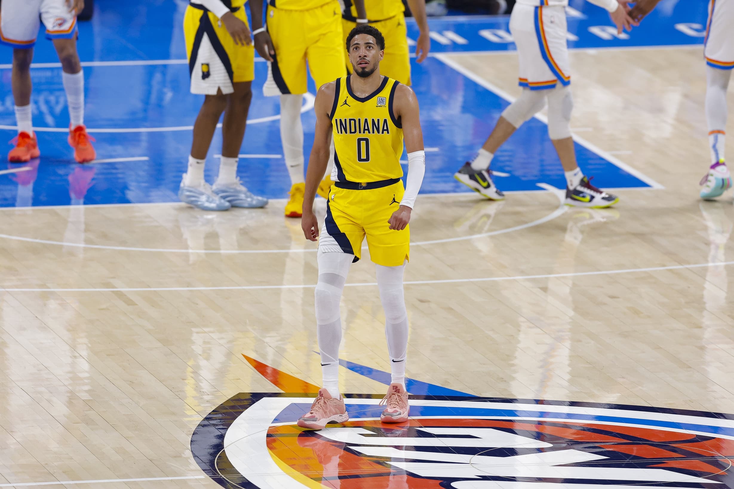 Tyrese Haliburton blessé au mollet lors du Game 5 des Finals NBA 2025