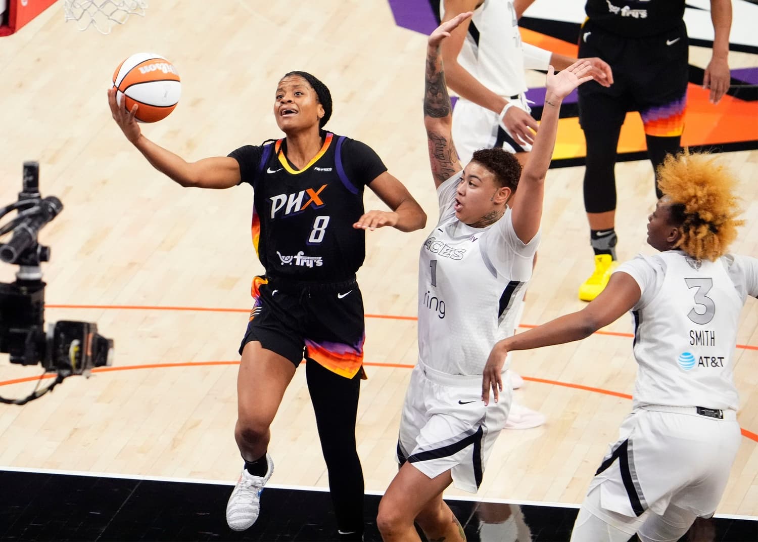 Monique Akoa Makani a réalisé un bon dernier match en finale WNBA