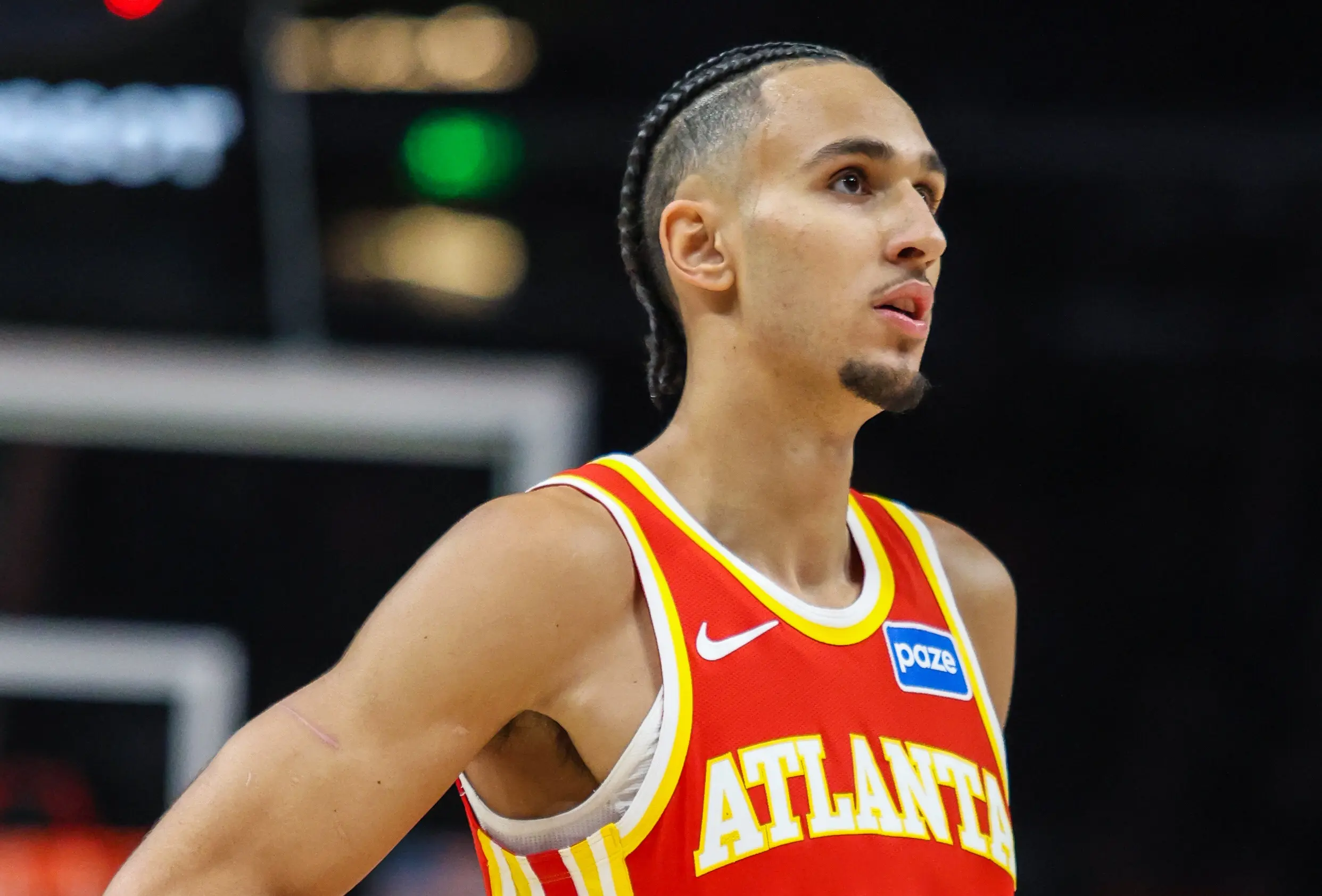 Zaccharie Risacher en panne d’adresse mais utile ailleurs lors de la victoire d’Atlanta contre Utah