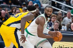 En l'absence de Tatum, Jaylen Brown porte les Celtics