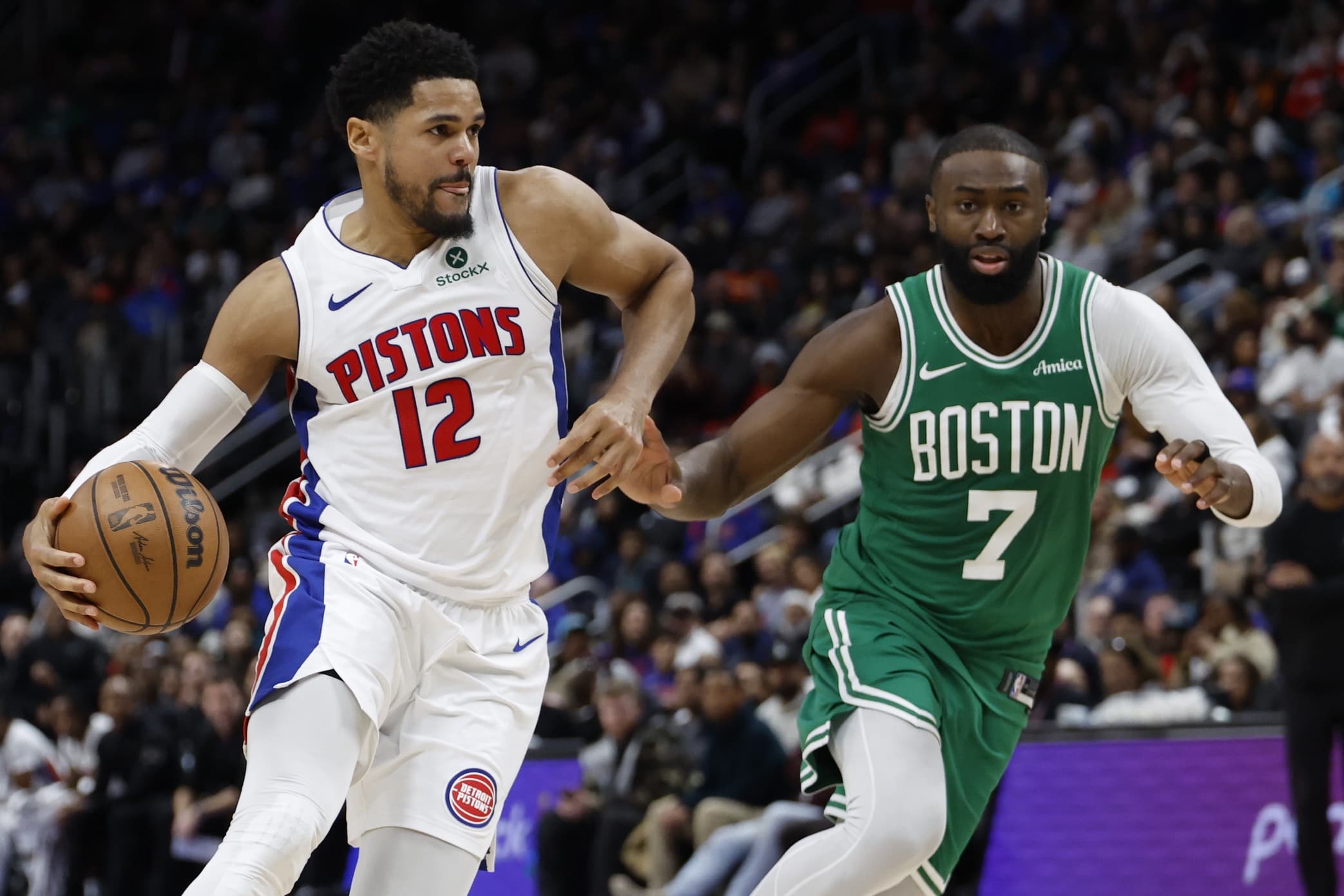 Les Pistons dominent Boston 104-103 grâce à un grand Tobias Harris