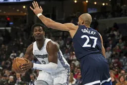 Cette victoire met fin à la série de quatre victoires consécutives des Timberwolves, qui avaient pourtant dominé Memphis 131-114 lors de leur précédente confrontation samedi.