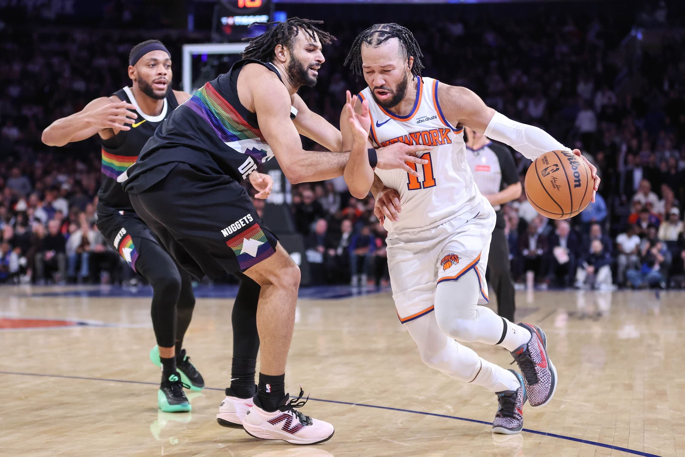 Jalen Brunson guide les Knicks vers une huitième victoire consécutive face aux Nuggets