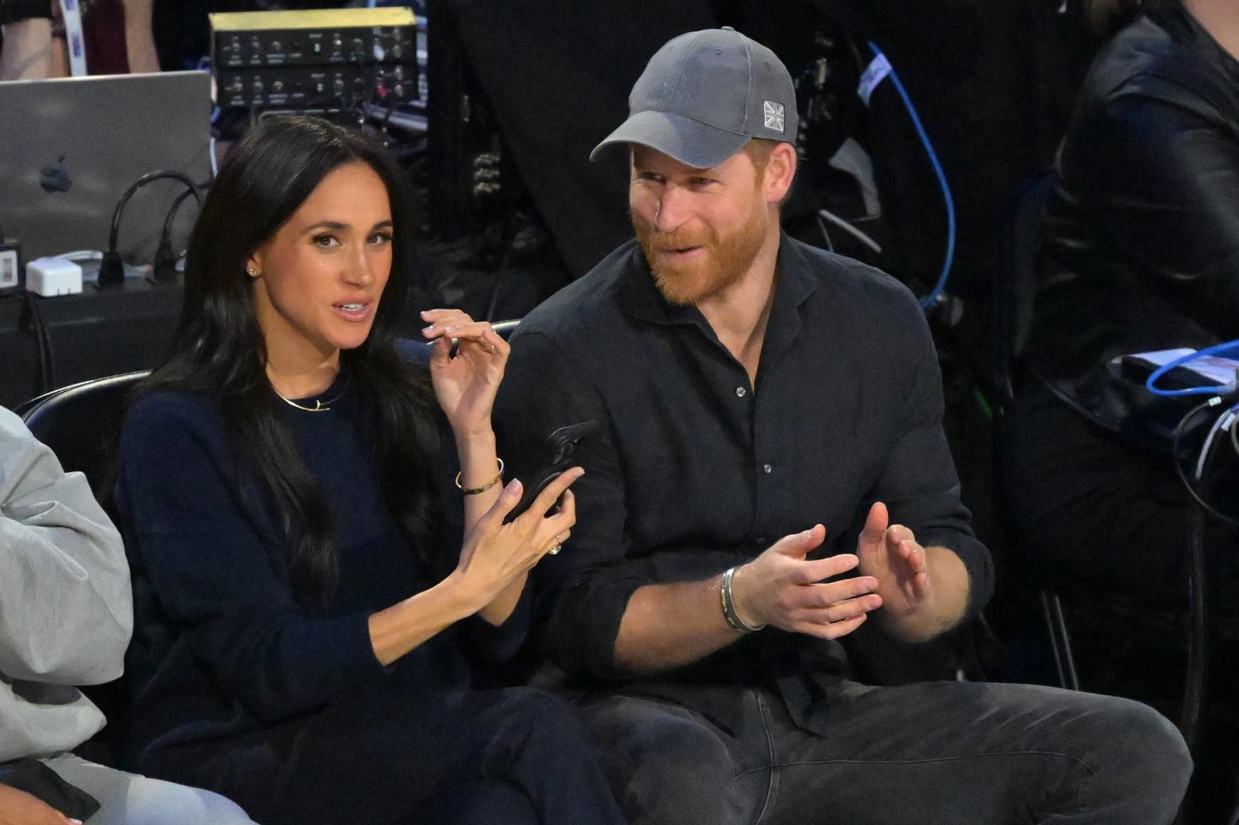 Meghan Markle et le Prince Harry au NBA All-Star Game
