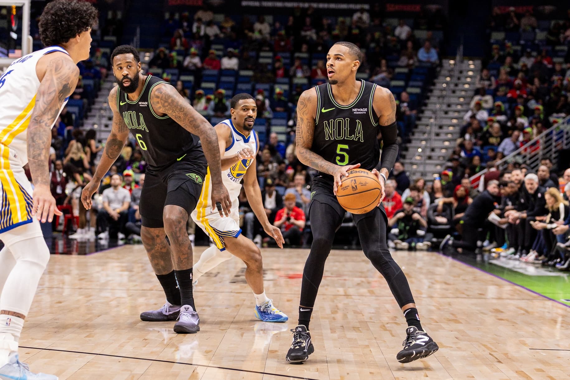 Dejounte Murray marque son retour victorieux avec les Pelicans face aux Warriors