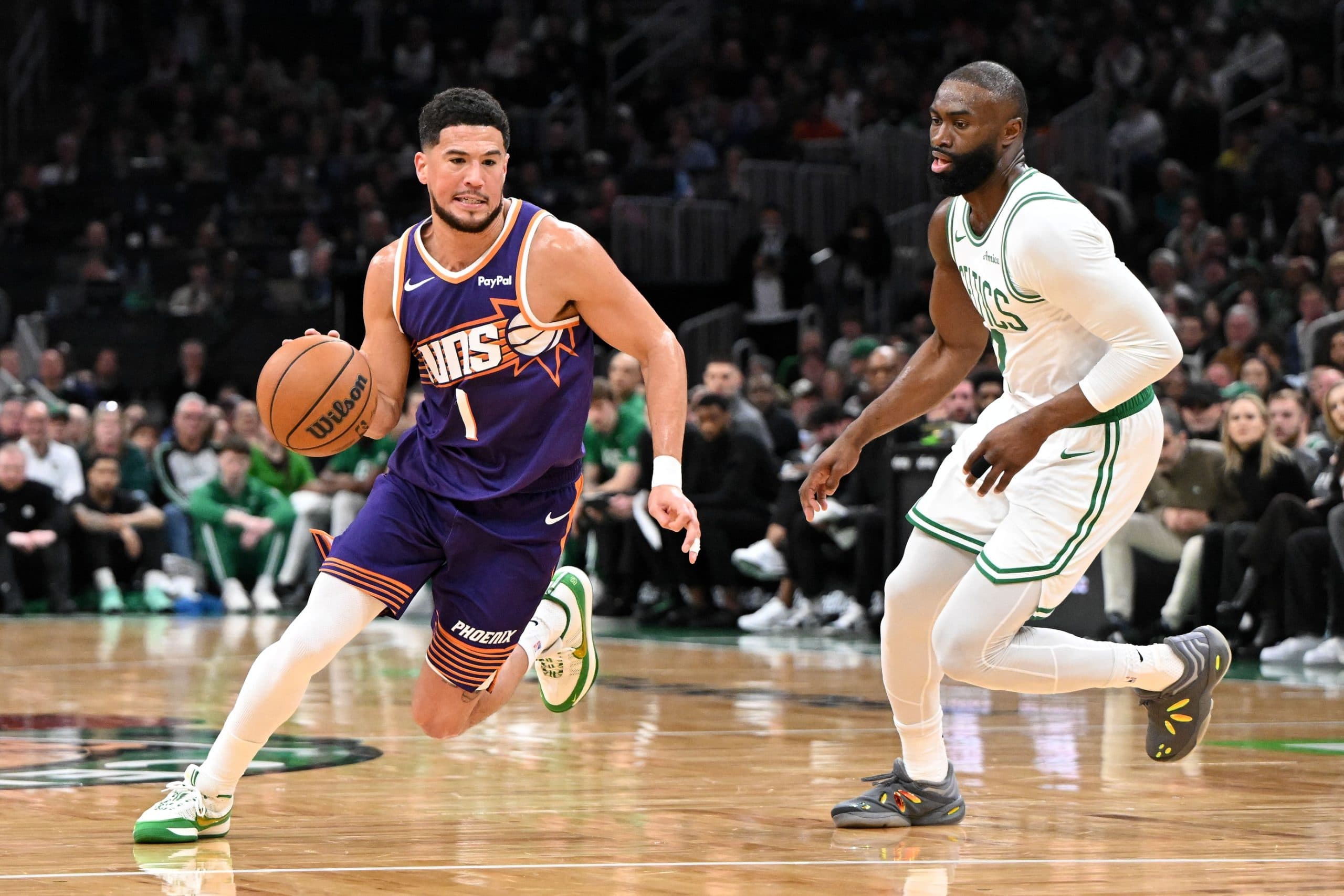 Jaylen Brown et Devin Booker s’offrent un duel spectaculaire à plus de 40 points