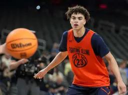 Keaton Wagler, meneur d'Illinois fait saliver bon nombre de scouts à l'approche de la draft.