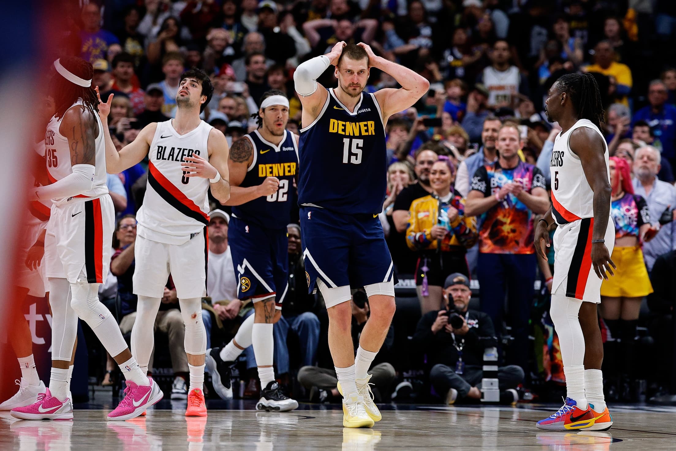 Nikola Jokic encore au-dessus, les Nuggets en patron face à Portland